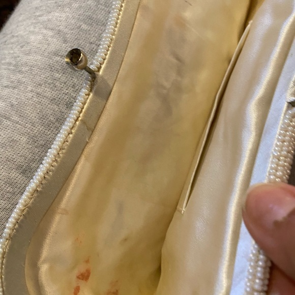 Beaded handbag with handle - Picture 4 of 5